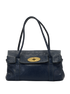 East West Bayswater, &pound;295, Handbags, Navy, Leather, Front view